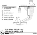 Hunter PGJ-04 ½ Rotor by GreenHaven Gardens