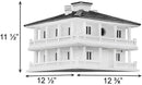 Clubhouse Bird House with Decorative Post Mounting Bracket by GreenHaven Gardens