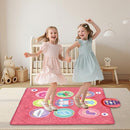 Dance Mat Toy for 3-12 Year Old Girls, Dancing Music Game Birthday for Kids, PlaymatScreen-Free Pink Dance Pad, Premium Speaker with Built-in Adjustable Volume Music, Perfect Christmas Birthday Gift by TinyTreasures Baby Boutique