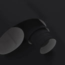 Dimoon 78.7''x23.6'' Black Skin Peel and Stick Wallpaper Contact Paper Modern Self Adhesive Wall Paper Removable Renter Friendly Textured Solid Color Cabinet Vinyl Roll (78.7''x23.6'',Black Skin) by GreenHaven Gardens