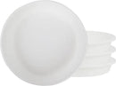 The HC Companies Flower Pot Saucers - Plastic Plant Saucer for Outdoors & Indoors - Traditional Design Plant Pot Trays for Water Drainage - Durable & Stylish Round Plant Tray (6-inch White) by GreenHaven Gardens