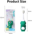 Kids Toothbrush Set - with Soft Bristles Toothbrush and Rinse Cup for Kids Toddler - Fun Brushing for Children - Toddler Toothbrush Soft Toothbrush Kit (Dinosaur) by TinyTreasures Baby Boutique