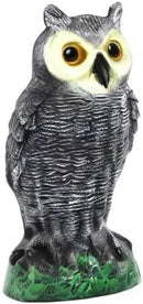 Galashield Owl Decoy to Scare Birds Away | Plastic Owls to Scare Birds Away | Owl Statue for Garden & Outdoors by GreenHaven Gardens