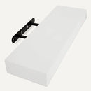 Amazon Basics Wood Floating Wall Shelves, Pack of 3, White, 15.8" x 5" x 1.8" by CozyNest Decor