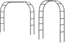 Tytroy Reconfigurable & Easy-to-Assemble Metal Outdoor & Indoor 7'6" Xmas Arch Garden or Wedding Arch Arbor for Wedding Bridal Party Elegant Decorations & Garden Climbing Plants Vines (Black 1PC) by GreenHaven Gardens