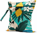 Wet Dry Bag Wet Bag for Swimsuit Travel Beach Pool Stroller Diapers Dirty Yoga Gym Clothes Makeup Bag Waterproof Tropical Palm Leaves Decor Jungle Palm Leaf Favors by TinyTreasures Baby Boutique