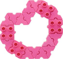 STEM Toys for Kids Ages 3 Bright 2025 | Educational Building Blocks Set | 102-Piece BPA-Free Plastic | Enhances Creativity & Fine Motor Skills | Includes Instruction Booklet - Pink by TinyTreasures Baby Boutique