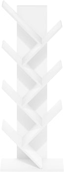 Furinno Tree Bookshelf 7-Tier Floor Standing Tree Bookcase, White by TinyTreasures Baby Boutique
