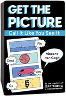 OFF TOPIC Get The Picture Card Game - A Fun Word Puzzle Game 2 Players+ Party Game by TinyTreasures Baby Boutique