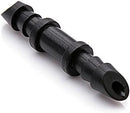 Mini Skater 5mm (Dia) Double Barbed Hard Plastic Water Hose Straight Connector Fitting, Micro Drip Irrigation Systems Quick Connect Hose Sprinkler Adapters Fit of 4/7mm Tube(Black,50PCS) by GreenHaven Gardens