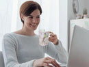 Lightahead Elegant Bone China Two Coffee Mugs Set in Bird Design 10.8 oz Each Cup in Attractive Gift Box by CozyNest Decor
