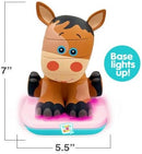 Stack-a-Roos Baby Horse by Salus Brands - Animal Stacking Toy, Educational Early Learning Toy for Infants Babies Toddlers, Age 12+ Months - Great Baby Gifts, STEM Toy by TinyTreasures Baby Boutique