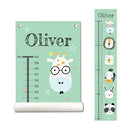Personalized Canvas Growth Chart for Kids, Height Chart for Kids, Growth Chart Banner with Name by TinyTreasures Baby Boutique