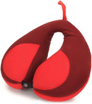 MOOB Travel Neck Pillow,Pillow for Baby Car Seat Comfortably Designed for Head, Neck, and Chin Support - Gifts for Toddler/Child/Kids,Yellow +Red by TinyTreasures Baby Boutique