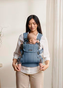 BabyBjörn Baby Carrier Harmony, Woven mélange, Blue | 3-in-1 Ergonomic Baby Carrier; Newborn, Facing-in, Outward-Facing, and Back Carrying Positions Supported (7-40 lbs), Newborn to Toddler by TinyTreasures Baby Boutique