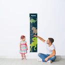 Personalized Kids Canvas Growth Chart, Kids Height Chart, Growth Chart Banner, Dinosaur Theme by TinyTreasures Baby Boutique
