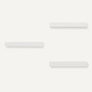 Amazon Basics Wood Floating Wall Shelves, Pack of 3, White, 15.8" x 5" x 1.8" by CozyNest Decor