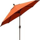 EliteShade USA 10-Year-Non-Fading 10Ft Market Umbrella Patio Umbrella Outdoor Table Umbrella with Ventilation, Rust by GreenHaven Gardens