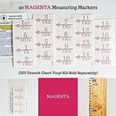 Little Acorns ADD ON - DIY Vinyl Growth Chart Ruler - Height Marker Arrows ONLY by TinyTreasures Baby Boutique