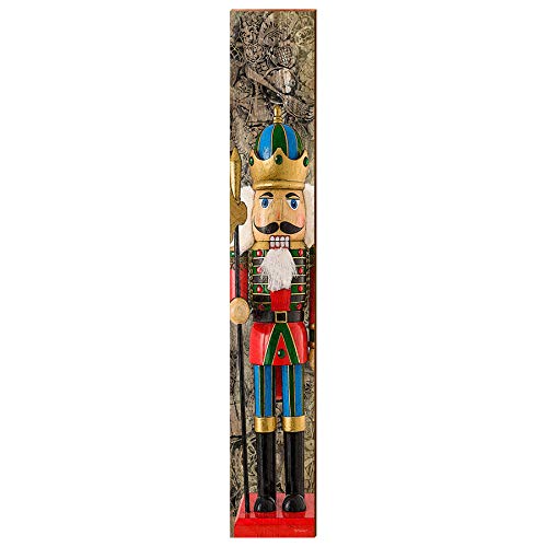 Nutcracker with Crown Home Decor Art Print on Real Wood Each