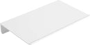 JOOM Small Metal Wall Floating Shelf - Metal Wall Shelf, Black Floating Shelf, Small Bathroom Shelf, Display Shelves for Storage (White, 8 Inch) by CozyNest Decor