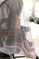 Enovoe Baby Mosquito Net for Stroller - Durable Cover for Cribs, Bassinets, Playards, Brown by TinyTreasures Baby Boutique