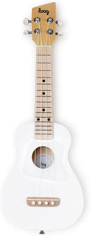 Loog Wood Soprano Ukulele for Kids & Beginners, App & Lessons, All Ages (White) by TinyTreasures Baby Boutique