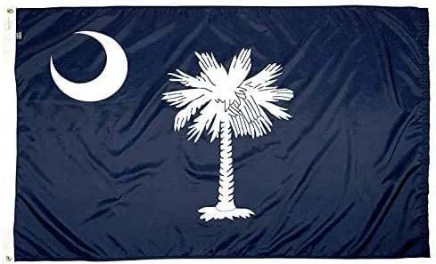 FlagSource South Carolina State Flag, Made in USA, 5x8'