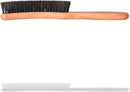 Valentino Garemi Traditional Hat Cleaning Brush | Remove Dust, Dry Stains, Rain Spots, Sweat Marks, Pet or Human Hair | Genuine Boar Hair Made in Germany (Black Bristles) by CozyNest Decor