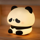 ATSUI Cute Panda Night Light, LED Squishy Novelty Animal Night Lamp, Food Grade Silicone, 3 Level Dimmable Rechargeable Nursery Nightlight for Breastfeeding Toddler Baby Kids, Cute Gifts for Kids by TinyTreasures Baby Boutique