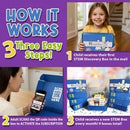 – 3 Month Subscription | 3 Science Kits, 9 Total Hands-On STEM Projects | Educational Building Learning Toys & Activities for Kids Ages 7-12 | Boys & Girls Gift by TinyTreasures Baby Boutique