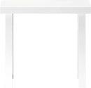 Plank+Beam Solid Wood Console Table, 36 Inch, Sofa Table, Narrow Entryway Table for Hallway, Behind The Couch, Living Room, Foyer, Easy Assembly, White by CozyNest Decor