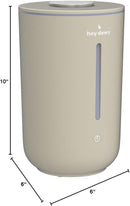 Hey Dewy Wellness Humidifier - for home, office, bathroom spa, or bedroom, with cool utrasonic mist hydration (Sand) by TinyTreasures Baby Boutique