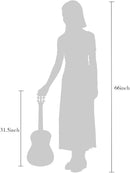 ADM Beginner Acoustic Classical Guitar 30 Inch Nylon Strings Wooden Guitar Bundle Kit for Kid Boy Girl Student Youth Guitarra Online Lessons with Gig Bag, Strap, Tuner, Extra Strings, Picks,Black 1 by TinyTreasures Baby Boutique