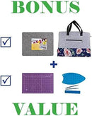 100% New Zealand Wool Pressing Mat for Quilting - Best Portable Wool Ironing Mat for Quilters - Includes Travel Bag, Cutting Mat, Iron Rest & Sewing Accessories and Supplies - 13.5"x17"x0.5" Iron Mat by CozyNest Decor