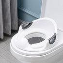 Potty Training Seat for Boys Girls Kids Toddlers Toilet Training Seat Potty Seat for Baby with Detachable Soft Cushion Sturdy Handle and Backrest (White) by TinyTreasures Baby Boutique