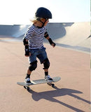 Adjustable Kids Bike Helmet with Knee & Elbow Pads Set, Color Gradient Design for Boys and Girls Aged 3-14+, for Skateboarding, Scooter, Roller & Inline Skating, Longboard by TinyTreasures Baby Boutique