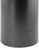 Set of 2 Audubon Torpedo Squirrel Baffles - Black Steel, 6" Diameter Each, Protect Bird Feeders on Poles by CozyNest Decor