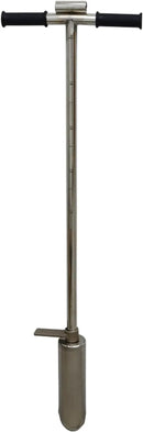INTBUYING 40’’ Soil Sampler Probe Soil Test Probe with 9.8’’Sample Ejector and Foot Pedal T Rubber Handle Stainless Steel 2.7'' Dia for Soil Sampling Lawn Garden Farm by GreenHaven Gardens
