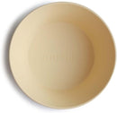 mushie Round Dinnerware Bowls for Kids | Made in Denmark, Set of 2 (Daffodil) by TinyTreasures Baby Boutique