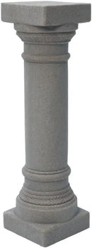 EMSCO Group Greek Column Statue – Natural Granite Appearance – Made of Resin – Lightweight – 28” Height by GreenHaven Gardens