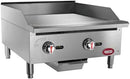 Kratos 24" Wide Commercial Countertop Griddle, Gas Hot Plate for Restaurants, Manual Controls, 2 Independent Burners, Powerful 60,000 BTU Output (29Y-004) by GreenHaven Gardens