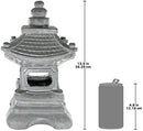 Design Toscano Chengdu Pagoda Asian Lantern Statue: Each by GreenHaven Gardens