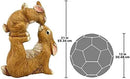 Design Toscano Balancing Bunny Love Garden Rabbit Statue by GreenHaven Gardens