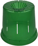 rePotme 6 inch Orchid Pot 3 Pack - Slotted Orchid Pots with Holes for Repotting (Green Emerald) by GreenHaven Gardens