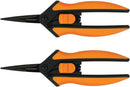Fiskars Pruning Snips - 6" Garden Shears with Comfort Grip and Spring Action - Sharp and Precise Non-Stick Steel Blades - Quality Pruning Shears for Plants in Grow Tents and Hydroponics - 2 Pack by GreenHaven Gardens