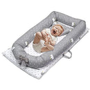 Lounger for Newborn, Newborn Lounger for 0-24 Months, Breathable & Portable Infant Nest - Soft Infant Floor Seat Cover for Travel (Crown) by TinyTreasures Baby Boutique