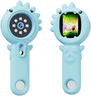 2-in-1 Microscope Camera for Kids, Mini Handheld Microscope Supporting Multiple Viewing Angles, Outdoor Educational Science Adventure Toys, Birthday Gifts for 3-10 Years Old Boys Girls, Blue Dinosaur by TinyTreasures Baby Boutique