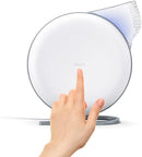 IQAir Atem Desk Air Purifier for Home, Office, Desktop, Small Room up to 150 sq ft, HyperHEPA Filter for Bacteria, Viruses, Allergens, Pets, Asthma, Pollen, Dust, Swiss Design, Made in Germany, White by TinyTreasures Baby Boutique
