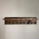 Coat Rack with Shelf (Choose your Length) Towel Rack Entryway Organizer Wall Mounted Hooks by CozyNest Decor